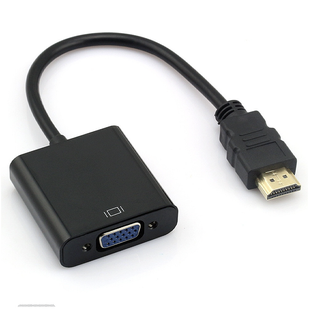 Адаптер HDMI на VGA Full HD 1080p активный 20 см черный MK3070 фото