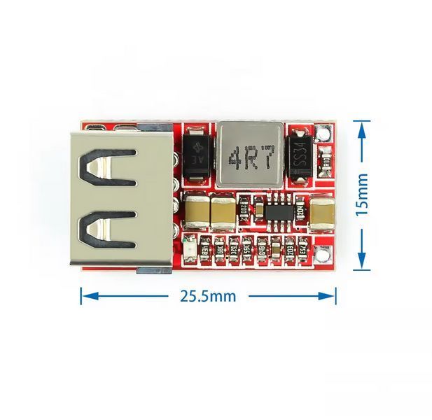 DC-DC понижающий USB модуль 6-18V до 5V 3A PB4714 фото