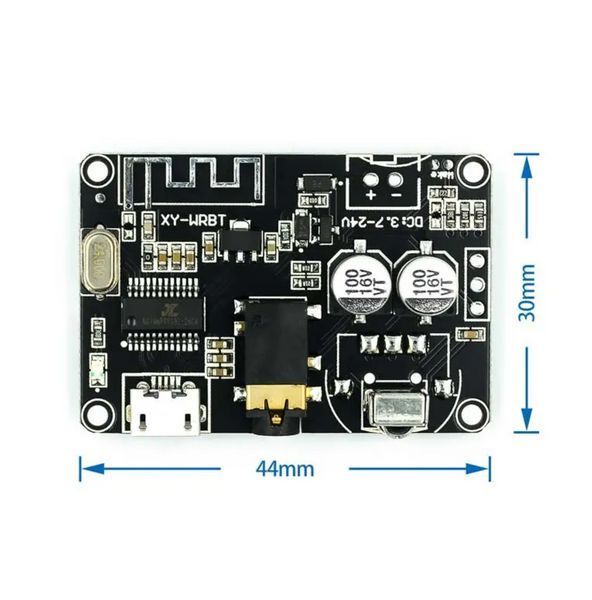 Bluetooth аудіомодуль XFW-WRBT 5.0 AUX пульт MK2560 фото