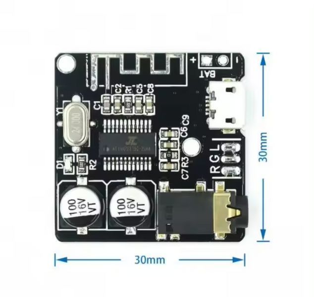 Bluetooth аудиомодуль XY-BT-Mini VHM-314 5.0 AUX MK2254 фото