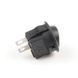 Выключатель KCD11 2pin 3A 250V ON-OFF круглая черный MK2359 фото 2