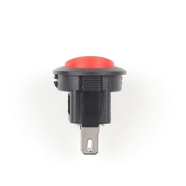 Выключатель KCD11 2pin 3A 250V ON-OFF клуглая красная MK2360 фото
