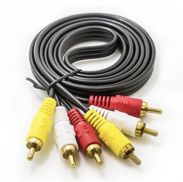 Кабель 3xRCA - 3xRCA 3 м позолоченный MK2916 фото