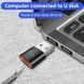 Переходник USB-C Female на USB-A Male 6A MK2306 фото 4