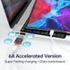 Переходник USB-C Female на USB-A Male 6A MK2306 фото 2