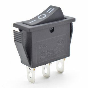 Выключатель KCD3 3pin 16A 250V ON-OFF-ON MK2919 фото