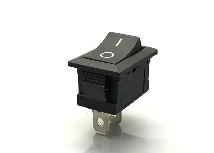 Клавішний мережевий KCD11 3pin 3A 250V ON-OFF чорна MK2313 фото