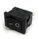 Клавішний мережевий KCD11 3pin 3A 250V ON-OFF чорна MK2313 фото 1
