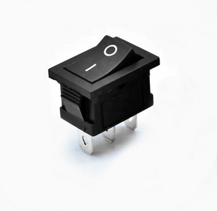 Выключатель KCD11 3pin 3A 250V ON-OFF черная MK2550 фото