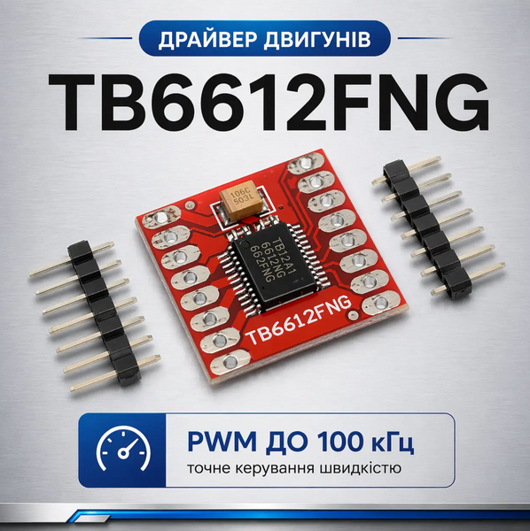 Драйвер двигуна TB6612FNG 2 канали PWM H-міст MK3127 фото