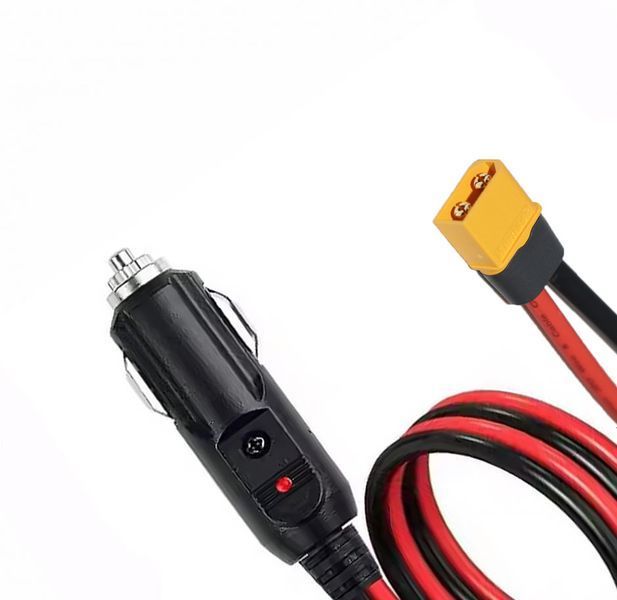 Кабель XT60H-M &ndash; Прикурювач авто 30 см MK2810 фото