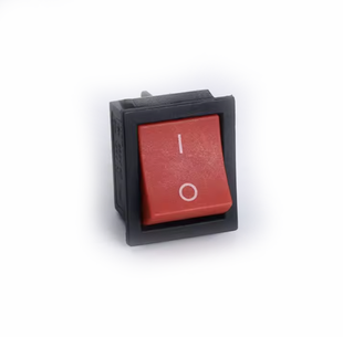 Вимикач KCD4 6pin 16A 250V ON-OFF червона MK2657 фото