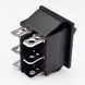 Вимикач KCD4 6pin 16A 250V ON-OFF-ON чорна MK2546 фото 2