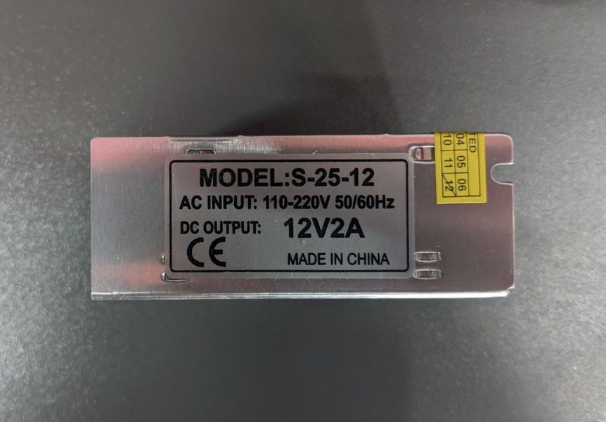 Блок питания S-25-12 12V 2A 24W MK2684 фото