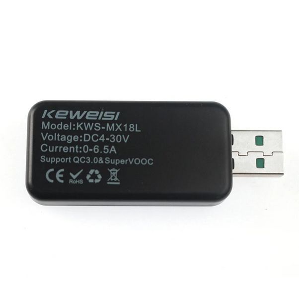 USB тестер KEWEISI KWS-MX18L 4-30V 6.5A MK2992 фото