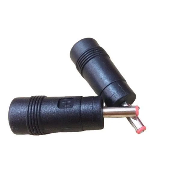 Перехідник DC 5.5x2.1 на 3.5x1.35 мм чорний MK2426 фото