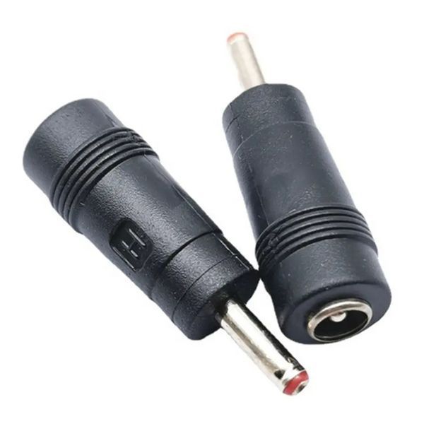 Перехідник DC 5.5x2.1 на 3.5x1.35 мм чорний MK2426 фото
