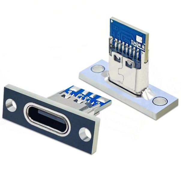USB Type-C гнездо 2pin на плате MK3092 фото