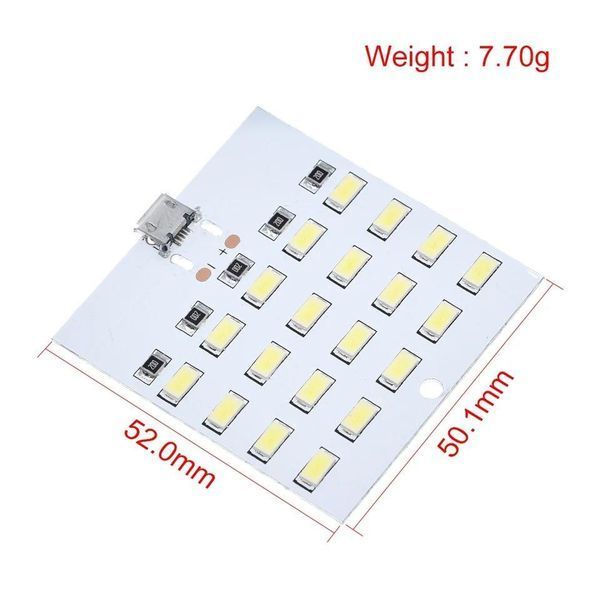 LED панель 5730 20LED 5V Micro USB MK2210 фото