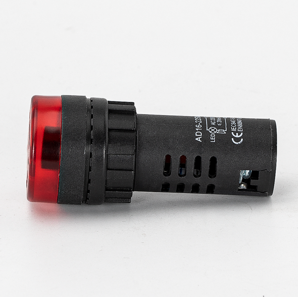 Сигналізатор AD16-22SM 220В 22мм червоний MK3089 фото
