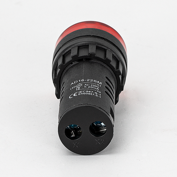 Сигналізатор AD16-22SM 220В 22мм червоний MK3089 фото