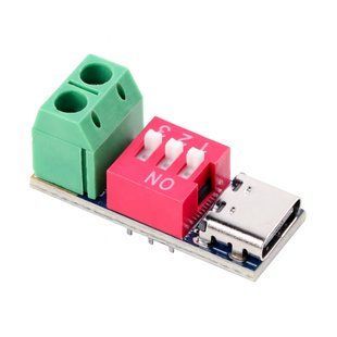 USB-C PD QC Trigger 5-20V кнопка MK3017 фото