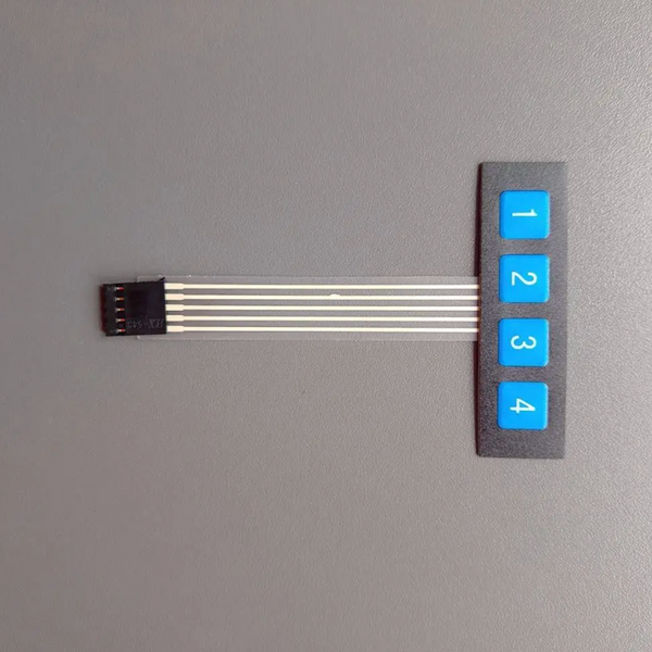1x4 5pin мембранна клавіатура 4 кнопки MK3106 фото