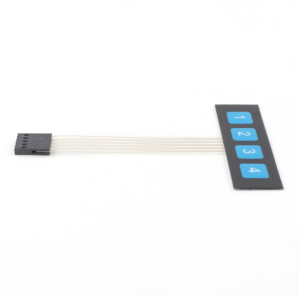1x4 5pin мембранна клавіатура 4 кнопки MK3106 фото