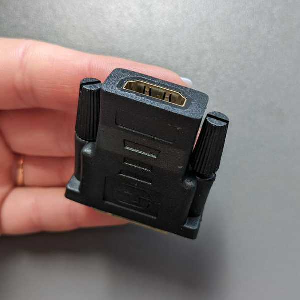 Переходник DVI-D 24+1 на HDMI двунаправленный Full HD черный MK3068 фото