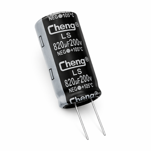 Конденсатор Cheng 820&micro;F 200V 105&deg;C 21&times;46мм MK2874 фото