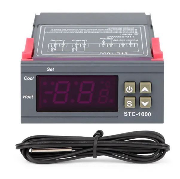 STC-1000 терморегулятор 220V 2 реле MK2759 фото