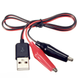 Перехідник USB папа &mdash; крокодили 60 см MK2333 фото 3