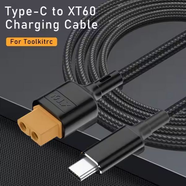 Кабель USB Type-C &ndash; XT60 Female 100 см MK2799 фото